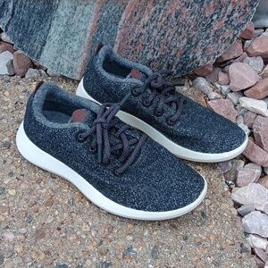 Allbirds wool runner mizzle gray lace up sneakers womens 7